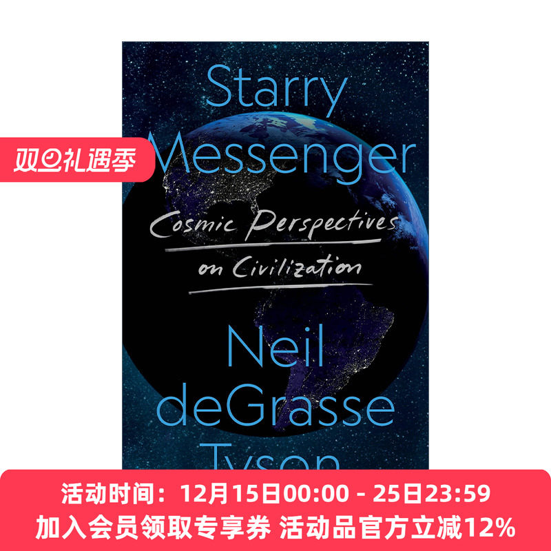 英文原版 Starry Messenger Cosmic Perspectives on Civilization 星空信使 宇宙视角下的人类文明 精装 英文版 进口英语原版书籍
