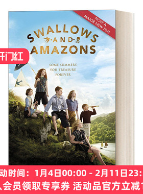 燕子号与亚马逊号 英文原版 Swallows And Amazons 影视封面版 Film Tie-In 英文版 进口英语原版书籍