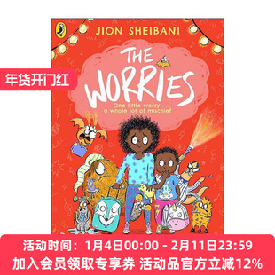 英文原版 The Worries Shara and the Really Big Sleepover 忧虑小精灵 莎拉去祖父家过夜 儿童情绪启蒙故事书 进口英语原版书籍