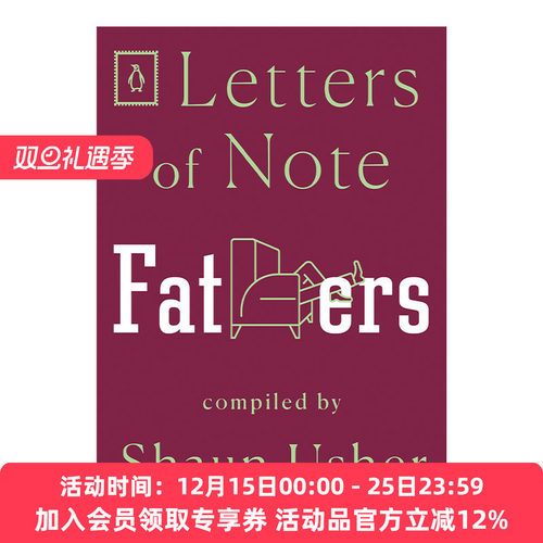 见信如晤系列 英文原版 Letters of Note Fathers 父亲 信札 Shaun Usher 毛边书 英文版 进口英语原版书籍