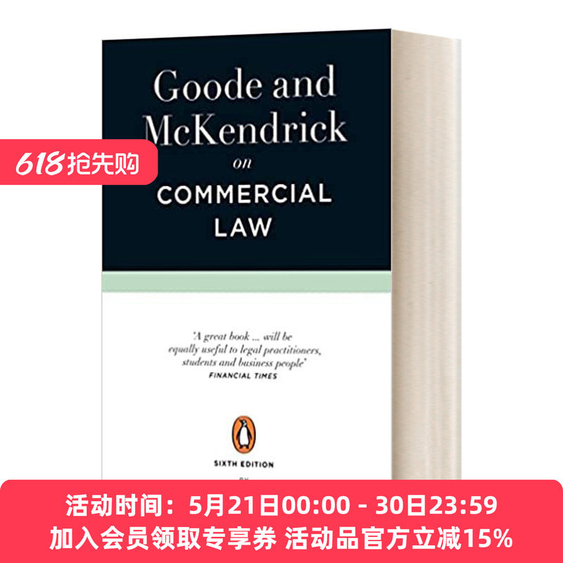 古德论商法第6版 英文原版 Goode and McKendrick on Commercial Law 英文版 进口英语原版书籍