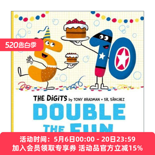 英文原版 The Digits Double The Fun 牛津精品绘本 数字主题 乐趣加倍 英文版 进口英语原版书籍
