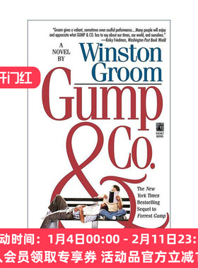 英文原版 Gump & Co 阿甘后传 阿甘正传姊妹篇 英文版 进口英语原版书籍