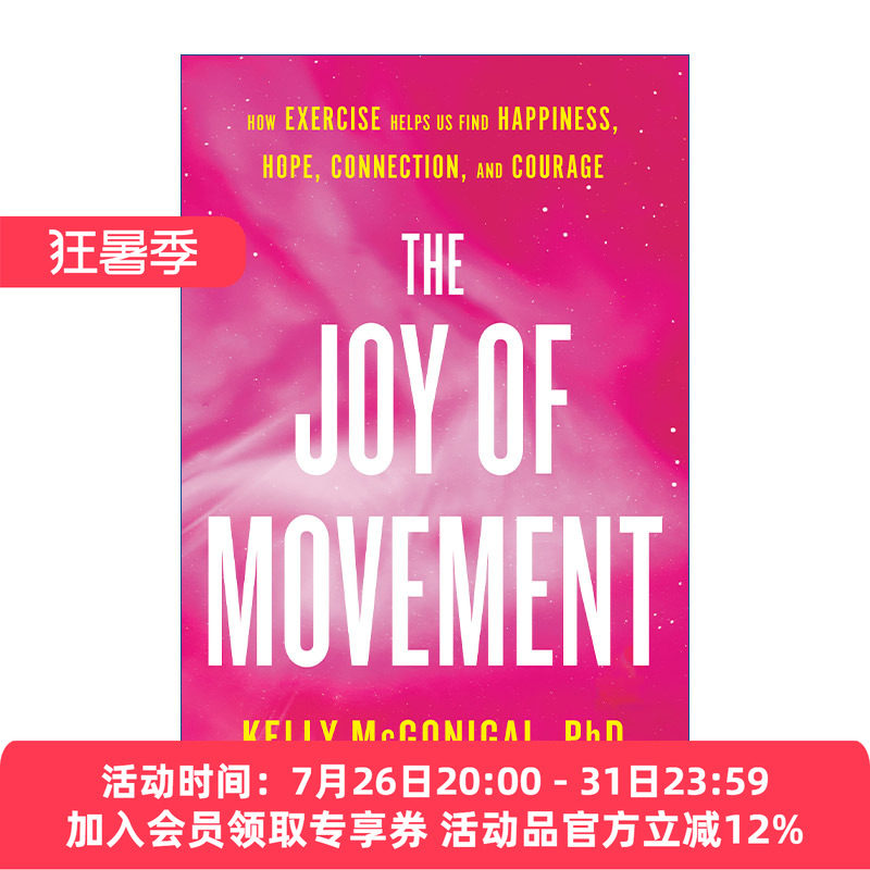 自控力  英文原版 The Joy of Movement 斯坦福大学掌控自我的心理学课程 Kelly McGonigal 英文版 进口英语原版书籍