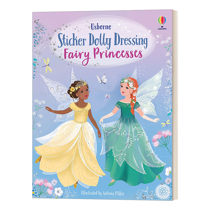 英文原版 Sticker Dolly Dressing Fairy Princesses 打扮仙女公主贴纸 英文版 进口英语原版书籍
