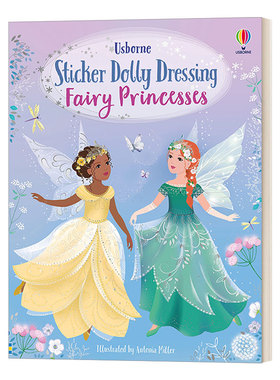 英文原版 Sticker Dolly Dressing Fairy Princesses 打扮仙女公主贴纸 英文版 进口英语原版书籍