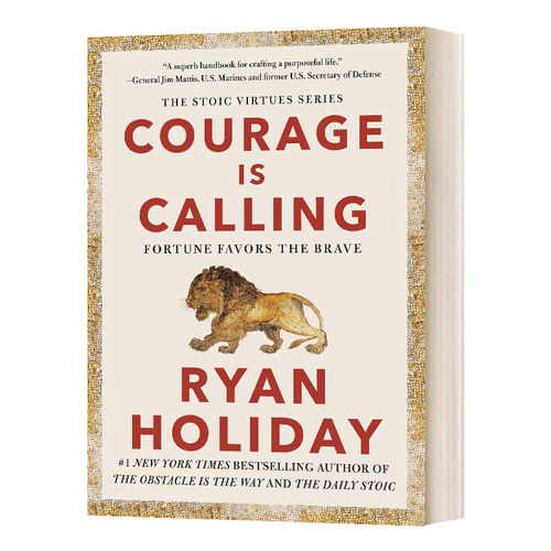 英文原版 Courage Is Calling Fortune Favors the Brave 勇气在召唤 幸运眷顾勇者 斯多葛美德系列 精装 英文版 进口英语书籍