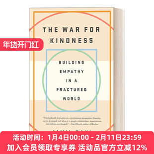 英文原版 The War for Kindness Building Empathy in a Fractured World 为善意而战 在支离破碎的世界中建立同情心 英文版进口书