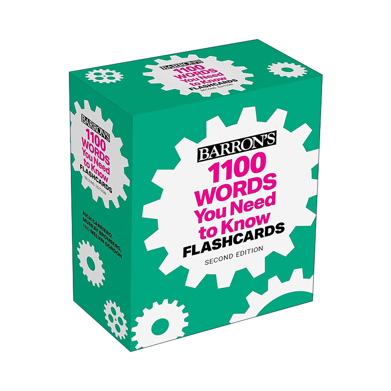 英文原版 1100 Words You Need to Know Flashcards Second Edition 1100个你需要知道的单词闪卡 第2版 英文版 进口英语原版书籍