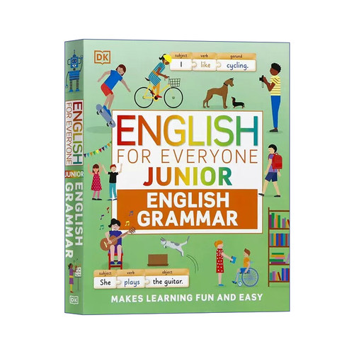 英文原版 DK人人学英语 初级英语语法 English for Everyone Junior English Grammar 英文版 进口英语原版书籍