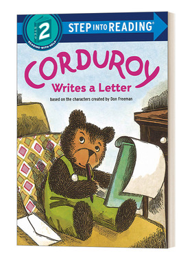 华研原版 英文原版 Step into Reading 2 Corduroy Writes a Letter 灯芯绒写信 英文版 进口英语原版书籍