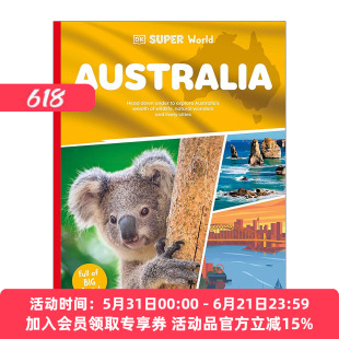 英文原版 DK Super World Australia 超级世界 澳大利亚 全球多元文化和自然景观科普读物 英文版 进口英语原版书籍