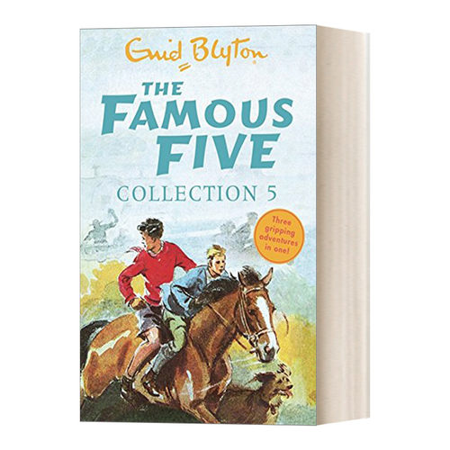 五个小伙伴历险记三合一故事集13-15 英文原版 The Famous Five Collection 5 Book13-15 儿童章节小说 英文版 进口英语原版书籍