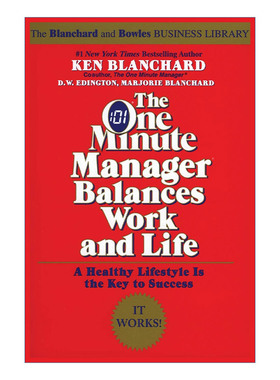 一分钟经理人 英文原版 The One Minute Manager Balances Work & Life 平衡工作与生活 Ken Blanchard 英文版 进口英语原版书籍