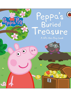 英文原版 Peppa Pig Peppa's Buried Treasure 小猪佩奇绘本 被掩埋的宝藏 英文版 进口英语原版书籍