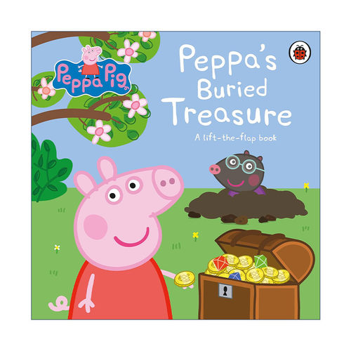 英文原版 Peppa Pig Peppa's Buried Treasure 小猪佩奇绘本 被掩埋的宝藏 英文版 进口英语原版书籍