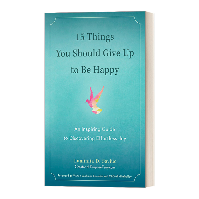 极简幸福 英文原版 15 Things You Should Give Up to Be Happy 摆脱15个让你远离幸福的思维误区 英文版 进口英语原版书籍