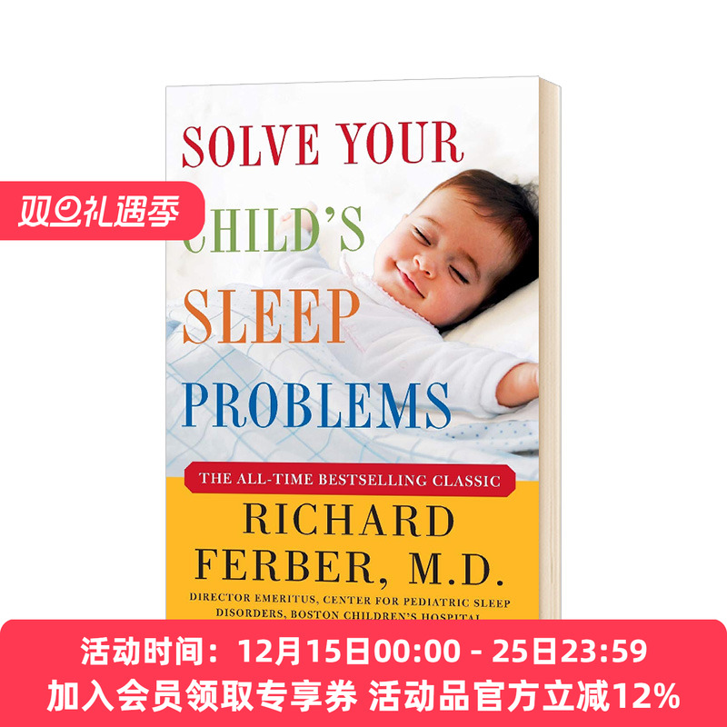 法伯睡眠宝典 英文原版 Solve Your Child's Sleep Problems 如何顺利解决孩子的睡眠问题 儿童睡眠安抚法 理查德法伯 英文版书籍