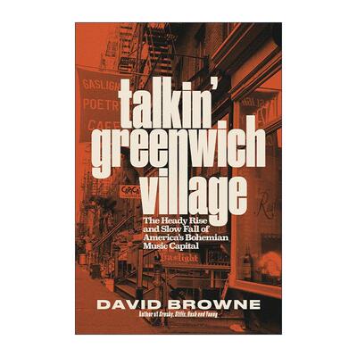 英文原版 Talkin' Greenwich Village 谈论格林威治村 美国波西米亚音乐之都的兴衰 精装 英文版 进口英语原版书籍