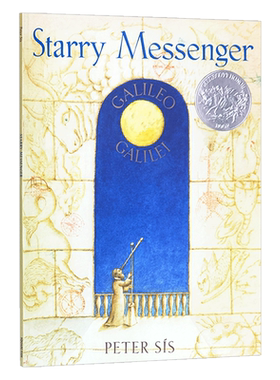 布满星星的信使 英文原版绘本 Starry Messenger 纽伯瑞 凯迪克奖 科学知识启蒙伽利略 进口原版儿童文学课外英语阅读书籍 英文版