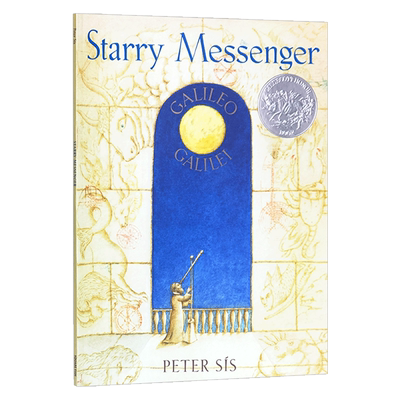 布满星星的信使 英文原版绘本 Starry Messenger 纽伯瑞 凯迪克奖 科学知识启蒙伽利略 进口原版儿童文学课外英语阅读书籍 英文版