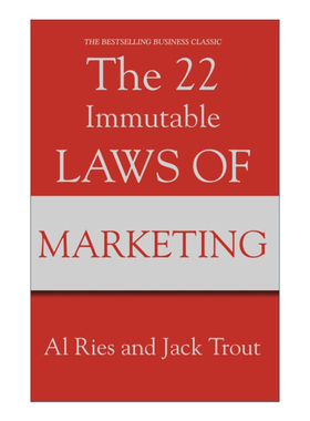 英文原版 The 22 Immutable Laws Of Marketing 22条商规 艾?里斯  杰克?特劳特 英文版 进口英语原版书籍