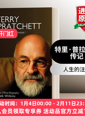 英文原版 Terry Pratchett A Life With Footnotes 特里·普拉切特传记 人生的注脚 英文版 进口英语原版书籍