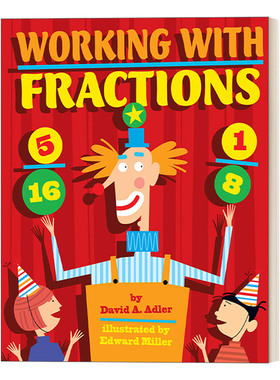 使用分数 英文原版 Working with Fractions 6-9岁儿童数学启蒙学习绘本 Edward Miller 英文版 进口英语原版书籍