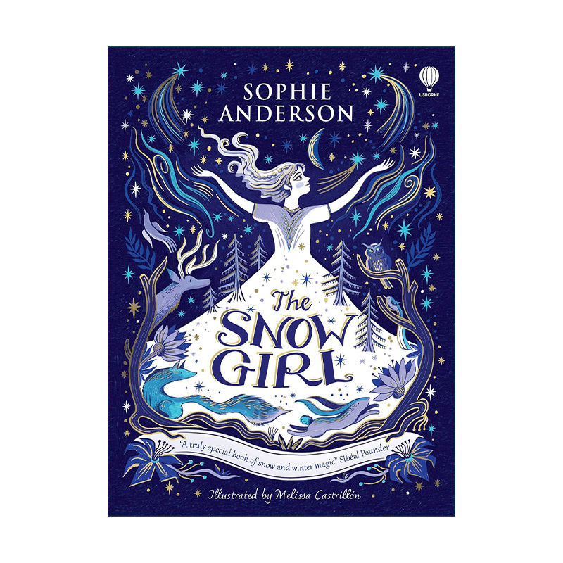 英文原版 The Snow Girl 雪姑娘 蓝彼得图书奖Sophie Anderson 儿童友谊主题奇幻小说 精装 英文版 进口英语原版书籍