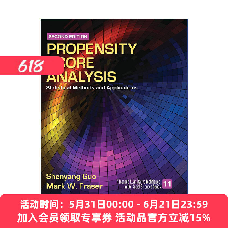 现货 倾向值分析  英文原版 Propensity Score Analysis 统计方法与应用 郭申阳 精装 英文版 进口英语原版书籍