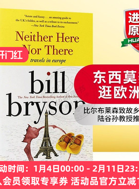 东西莫辨逛欧洲 英文原版 Neither Here Nor There Travels in Europe 布莱森旅行随笔系列 万物简史作者Bill Bryson 正版进口书籍
