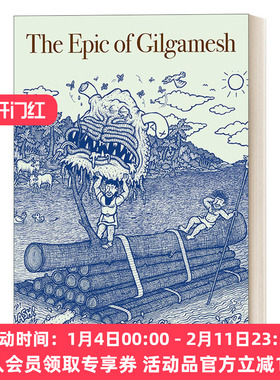 英文原版 The Epic of Gilgamesh 吉尔伽美什史诗 插画版 Kent H. Dixon 英文版 进口英语原版书籍