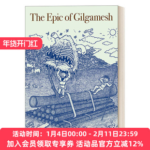 英文原版 The Epic of Gilgamesh 吉尔伽美什史诗 插画版 Kent H. Dixon 英文版 进口英语原版书籍