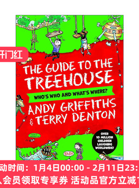 英文原版 Andy and Terry's guide to the Treehouse Who's Who and What's Where 树屋指南 谁是谁 什么在哪里进口英语原版书籍