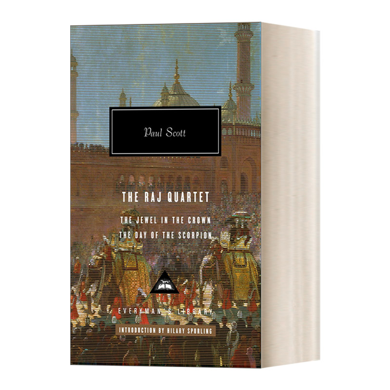 英文原版 The Raj Quartet - Vol 1 统治四部曲 卷一 皇冠上的宝石 恶人的开心日 保罗·史考特 Everyman精装收藏版 英文版 进口书