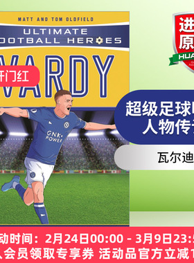 英文原版 Vardy 超级足球明星人物传记 瓦尔迪 Ultimate Football Heroes 英文版 进口英语原版书籍