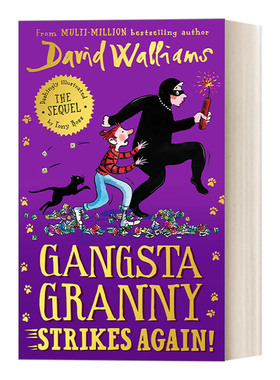 了不起的大盗奶奶又来了 英文原版 Gangsta Granny Strikes Again!  大卫威廉姆斯故事书 英文版 进口英语原版书籍