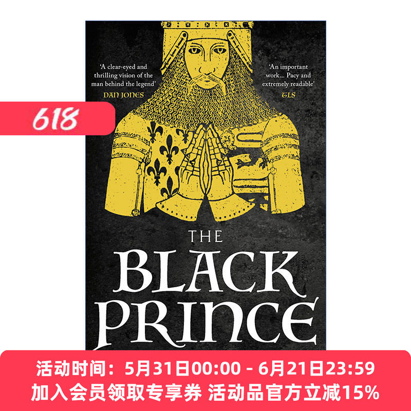 黑太子  英文原版 The Black Prince 中世纪欧洲骑士精神之花的传奇 迈克尔·琼斯 英文版 进口英语原版书籍
