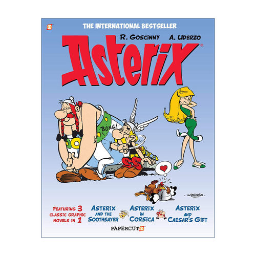 高卢英雄历险记  英文原版 Asterix Omnibus #7 19-21 合订本 卷七 英文版 进口英语原版书籍