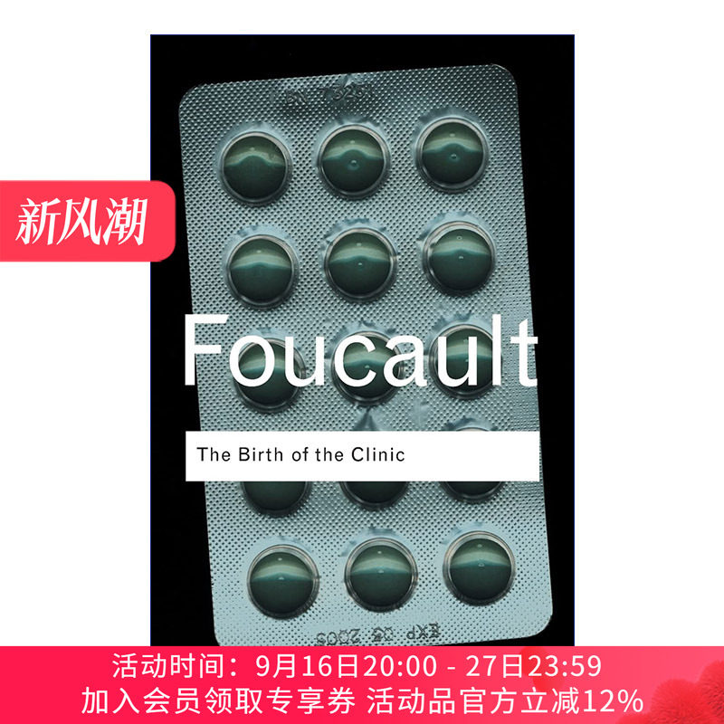 临床医学的诞生 英文原版 The Birth of the Clinic 米歇尔福柯 英文版 进口英语原版书籍