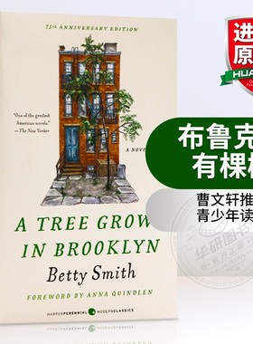布鲁克林有棵树 英文原版小说A Tree Grows in Brooklyn 曹文轩推荐 青少年读物 进口英语书籍 英文版 搭奇迹男孩怦然心动哈利波特