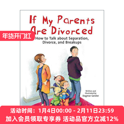 英文原版 If My Parents Are Divorced 如果爸妈离婚了 儿童安全教育 精装绘本 英文版 进口英语原版书籍