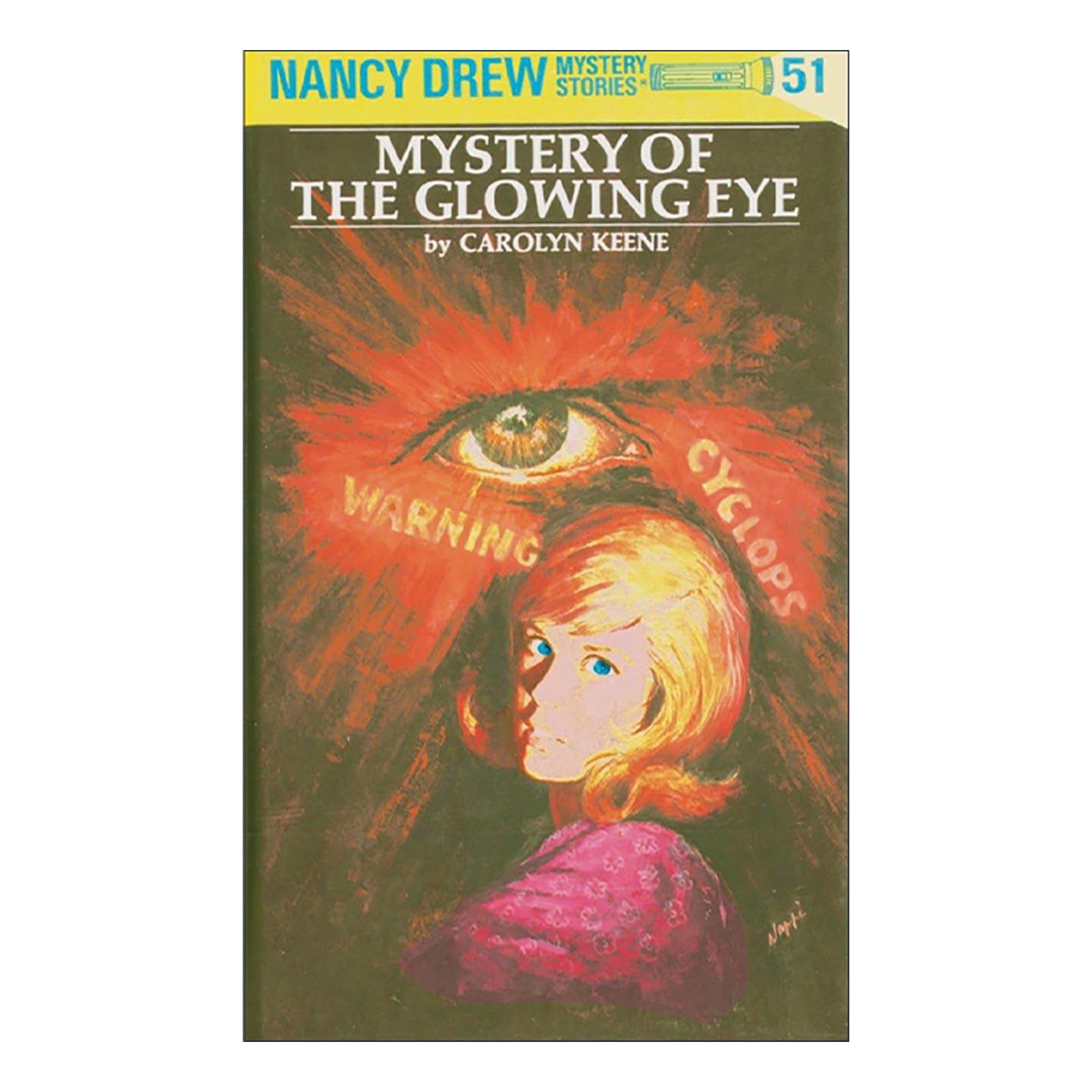 英文原版 Nancy Drew 51 Mystery of the Glowing Eye 南希德鲁系列51 发光眼睛之谜 儿童悬疑推理小说 Carolyn Keene 精装 英文版
