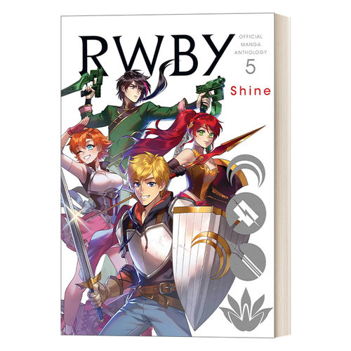红白黑黄 英文原版 RWBY Official Manga Anthology  Vol. 5 官方漫画选集#5 英文版 进口英语原版书籍
