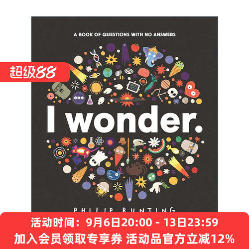 英文原版 I Wonder A Book of Questions with No Answers 无答案之书 儿童科普百科精装绘本 英文版 进口英语原版书籍