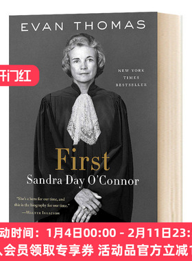 华研原版 美国首位女大法官桑德拉戴奥康纳传 英文原版 First: Sandra Day O'Connor 英文版 进口英语书籍