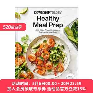 健康膳食食谱 英文原版 Downshiftology Healthy Meal Prep 简单快速组装餐 无麸质 Lisa Bryan 精装英文版 进口英语原版书籍
