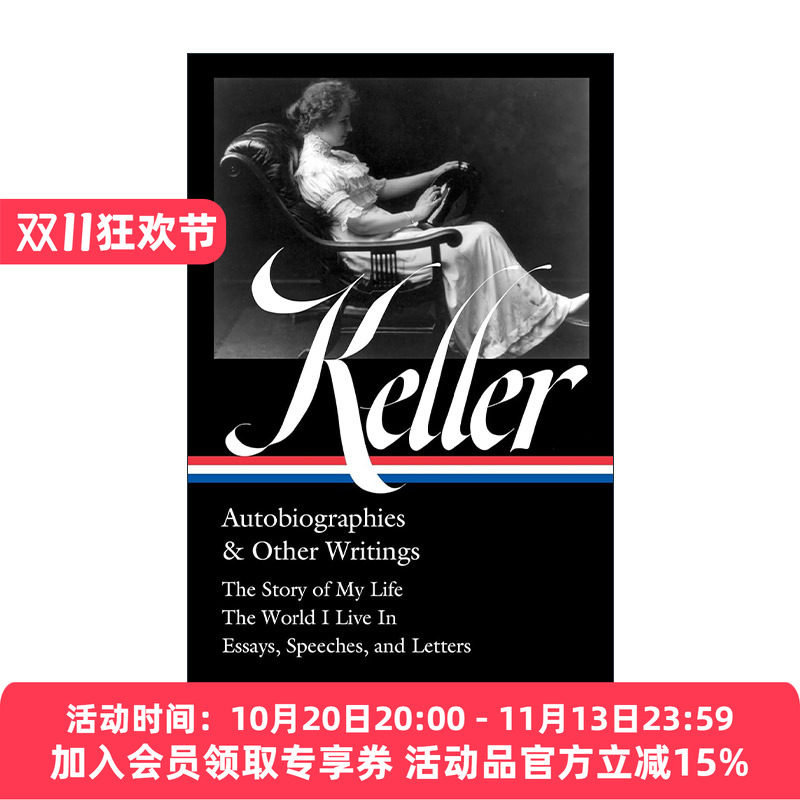 英文原版 Helen Keller Autobiographies & Other Writings 海伦·凯勒自传及其他著作 精装美国文库 英文版 进口英语原版书籍