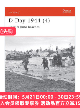 二战盟军1944诺曼底登陆日D-Day 英文原版 D-Day 1944 (4) 战争历史系列 卷四 英文版 进口英语原版书籍