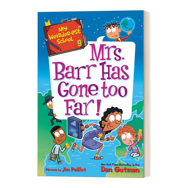 英文原版 My Weirder-est School 9 Mrs. Barr Has Gone Too Far! 疯狂学校第五季9 巴尔夫人太过分了 英文版 进口英语原版书籍